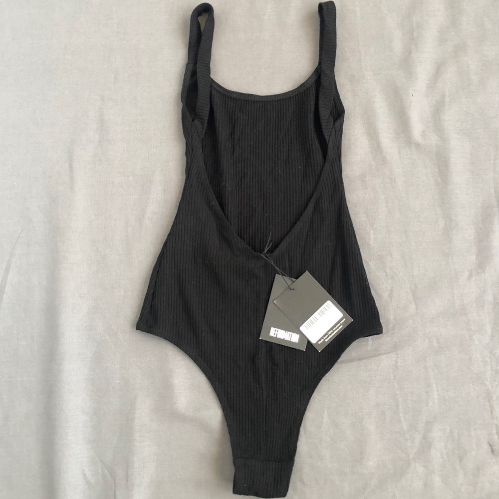 Reformation Black bodysuit